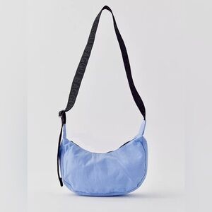 BAGGU small nylon crescent bag in Serenity Blue
